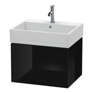 Duravit Meuble sous-lavabo L-Cube 58,4x45,9 cm, blanc brillant, 1 tiroir, suspendu