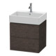 Duravit Meuble sous-lavabo L-Cube 58,4x45,9 cm, E d geb., 2 tiroirs, suspendu-1