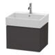 Duravit Meuble sous-lavabo L-Cube 58,4x45,9 cm, graph mat, 1 tiroir, suspendu-1