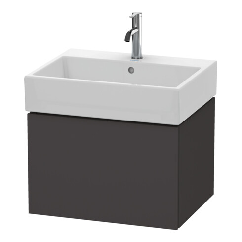 Duravit Meuble sous-lavabo L-Cube 58,4x45,9 cm, graph mat, 1 tiroir, suspendu