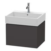 Duravit Meuble sous-lavabo L-Cube 58,4x45,9 cm, graph mat, 1 tiroir, suspendu