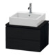 Duravit Meuble sous lavabo L-Cube 62x47,7 cm, blanc œuf, 2 tiroirs-1