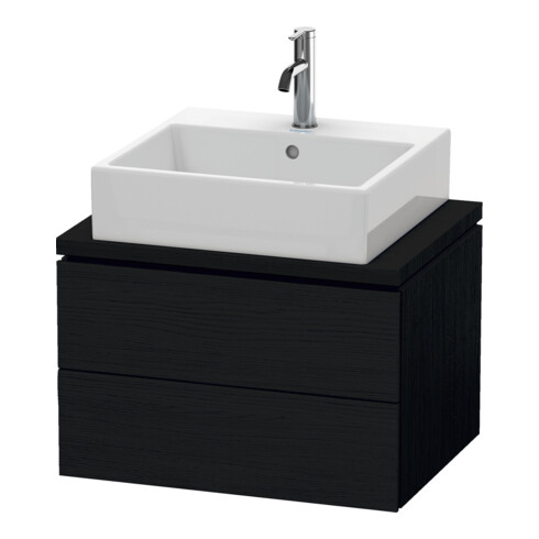 Duravit Meuble sous lavabo L-Cube 62x47,7 cm, blanc œuf, 2 tiroirs