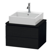 Duravit Meuble sous lavabo L-Cube 62x47,7 cm, blanc œuf, 2 tiroirs-1