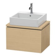 Duravit Meuble sous lavabo L-Cube 62x47,7 cm, chêne œuf, pour console, 1 tiroir