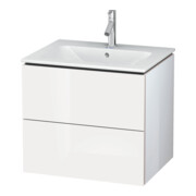 Duravit Meuble sous-lavabo L-Cube 62x48,1 cm, bas. mat, 2 tiroirs, suspendu-2