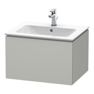 Duravit Meuble sous-lavabo L-Cube 62x48,1 cm, béton gris, 1 tiroir, suspendu