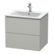 Duravit Meuble sous-lavabo L-Cube 62x48,1 cm, béton gris, 2 tiroirs, suspendu-1