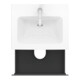 Duravit Meuble sous-lavabo L-Cube 62x48,1 cm, béton gris, 2 tiroirs, suspendu-4