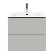 Duravit Meuble sous-lavabo L-Cube 62x48,1 cm, béton gris, 2 tiroirs, suspendu-5