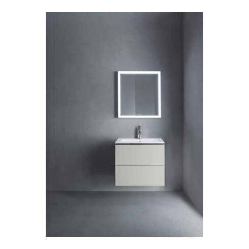 Duravit Meuble sous-lavabo L-Cube 62x48,1 cm, béton gris, 2 tiroirs, suspendu