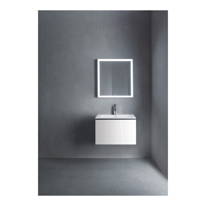 Duravit Meuble sous-lavabo L-Cube 62x48,1 cm, blanc brillant, 1 tiroir, suspendu