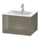 Duravit Meuble sous-lavabo L-Cube 62x48,1 cm, blanc brillant, 1 tiroir, suspendu-1