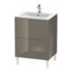 Duravit Meuble sous lavabo L-Cube 62x48,1 cm, blanc brillant, 2 tiroirs, debout-1