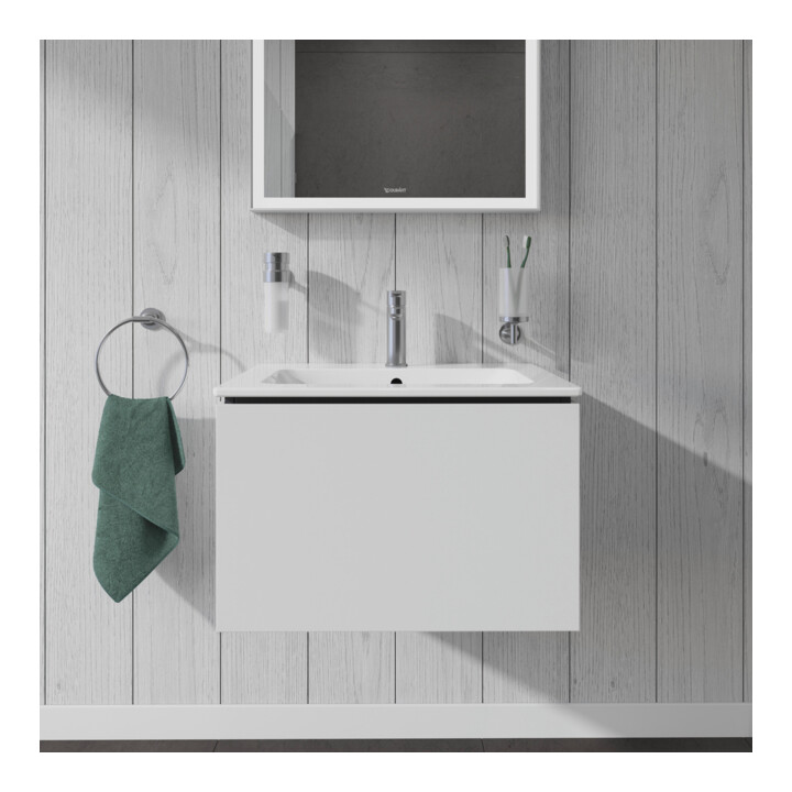 Duravit Meuble sous-lavabo L-Cube 62x48,1 cm, blanc mat, 1 tiroir, suspendu