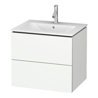 Duravit Meuble sous-lavabo L-Cube 62x48,1 cm, blanc mat, 2 tiroirs, suspendu