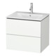 Duravit Meuble sous-lavabo L-Cube 62x48,1 cm, blanc mat, 2 tiroirs, suspendu-1