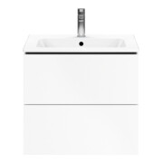 Duravit Meuble sous-lavabo L-Cube 62x48,1 cm, blanc mat, 2 tiroirs, suspendu-2