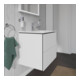 Duravit Meuble sous-lavabo L-Cube 62x48,1 cm, blanc mat, 2 tiroirs, suspendu