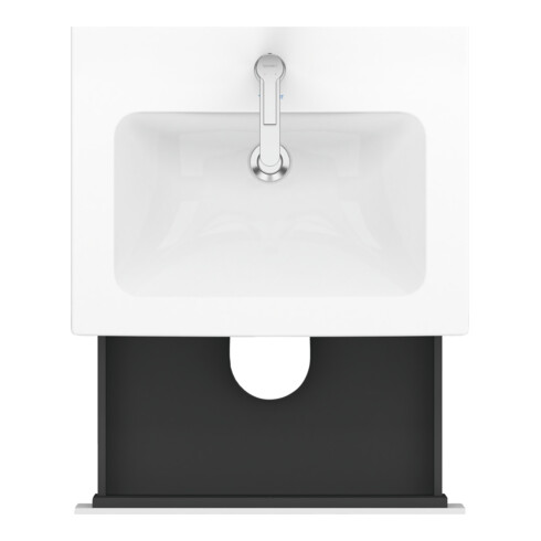 Duravit Meuble sous-lavabo L-Cube 62x48,1 cm, blanc mat, 2 tiroirs, suspendu
