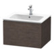 Duravit Meuble sous lavabo L-Cube 62x48,1 cm, blanc œuf foncé, 1 tiroir, suspendu-1