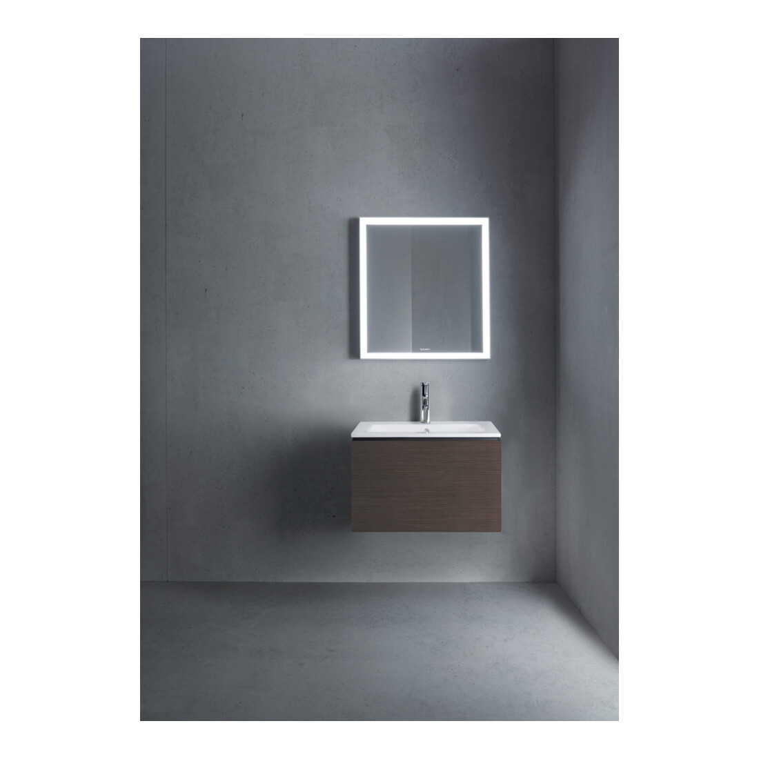 Duravit Meuble sous lavabo L-Cube 62x48,1 cm, blanc œuf foncé, 1 tiroir, suspendu