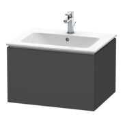 Duravit Meuble sous-lavabo L-Cube 62x48,1 cm, graph ma, 1 tiroir, suspendu