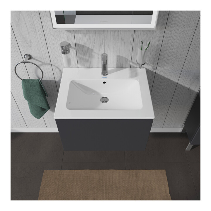 Duravit Meuble sous-lavabo L-Cube 62x48,1 cm, graph ma, 1 tiroir, suspendu