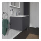 Duravit Meuble sous-lavabo L-Cube 62x48,1 cm, graph ma, 1 tiroir, suspendu