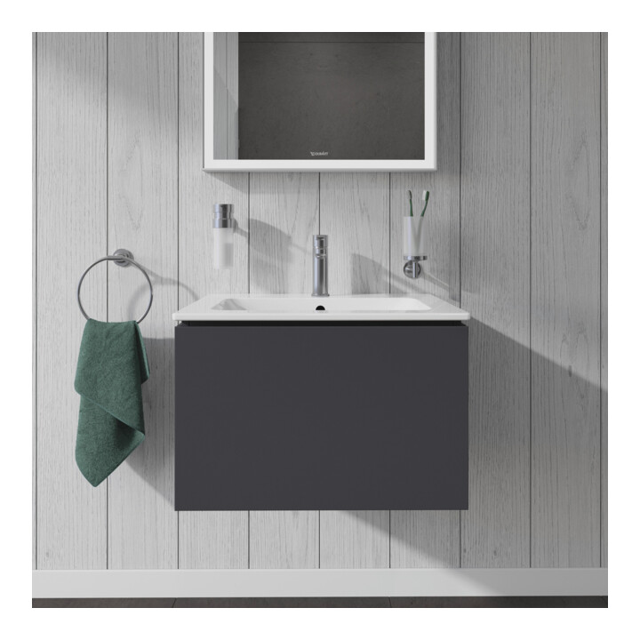 Duravit Meuble sous-lavabo L-Cube 62x48,1 cm, graph ma, 1 tiroir, suspendu