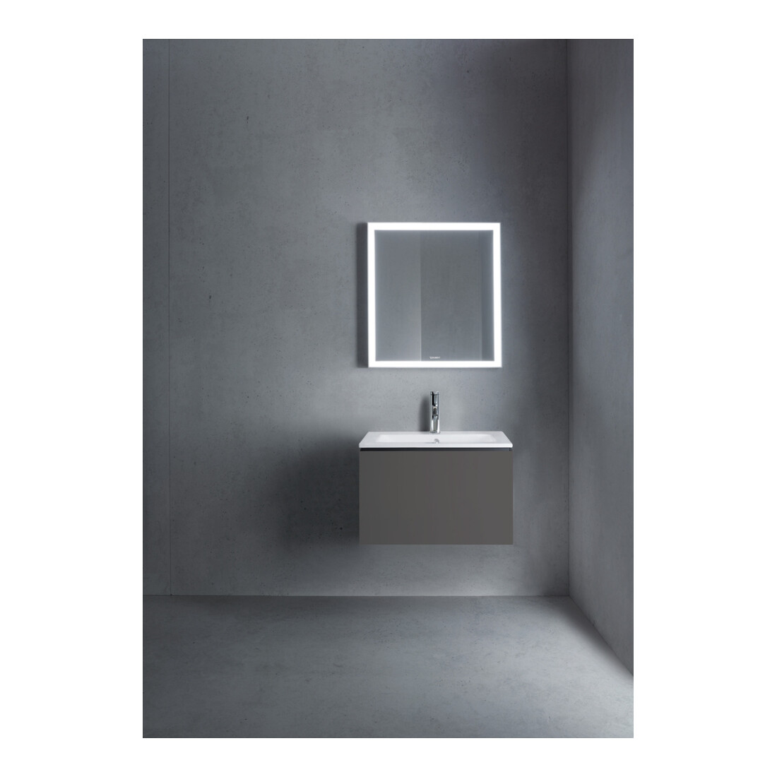 Duravit Meuble sous-lavabo L-Cube 62x48,1 cm, graph ma, 1 tiroir, suspendu