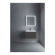 Duravit Meuble sous-lavabo L-Cube 62x48,1 cm, graphite mat, 1 tiroir, suspendu