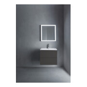 Duravit Meuble sous lavabo L-Cube 62x48,1 cm, graphite mat, 2 tiroirs, suspendu-2