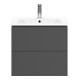 Duravit Meuble sous-lavabo L-Cube 62x48,1 cm, graphite mat, 2 tiroirs, suspendu-4