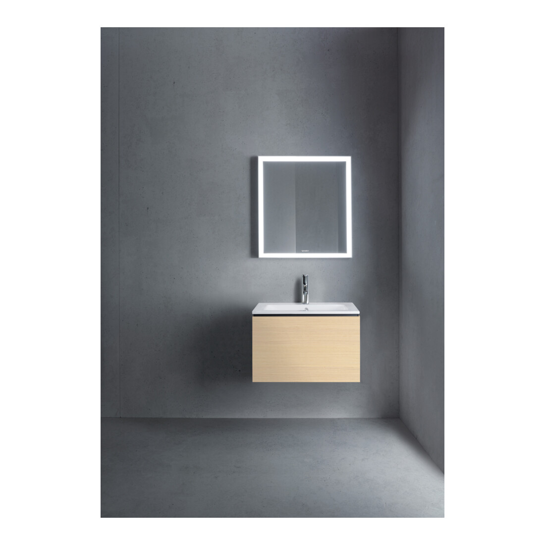 Duravit Meuble sous lavabo L-Cube 62x48,1 cm, méd. chêne, 1 tiroir, suspendu