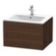 Duravit Meuble sous lavabo L-Cube 62x48,1 cm, noyer, 1 tiroir, suspendu-1