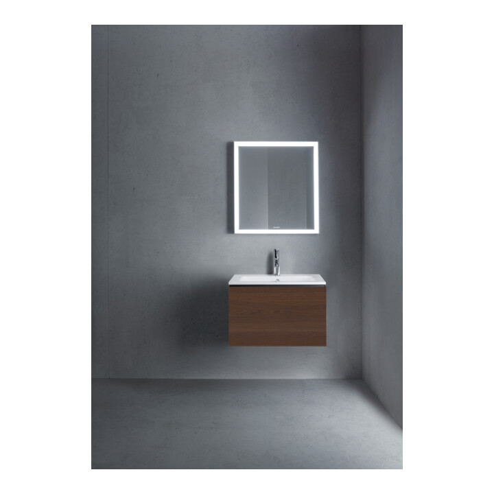 Duravit Meuble sous lavabo L-Cube 62x48,1 cm, noyer, 1 tiroir, suspendu