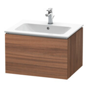 Duravit Meuble sous lavabo L-Cube 62x48,1 cm, noyer naturel, 1 tiroir, suspendu