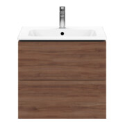 Duravit Meuble sous-lavabo L-Cube 62x48,1 cm, noyer naturel, 2 tiroirs, suspendu-4