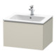 Duravit Meuble sous lavabo L-Cube 62x48,1 cm, taupe, 1 tiroir, suspendu-1