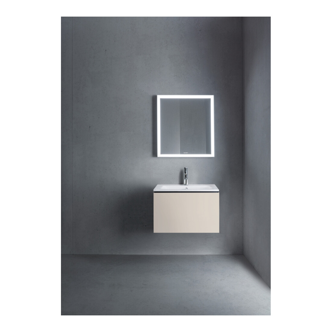 Duravit Meuble sous lavabo L-Cube 62x48,1 cm, taupe, 1 tiroir, suspendu
