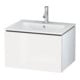 Duravit Meuble sous lavabo L-Cube 62x48,1 cm, taupe, 1 tiroir, suspendu