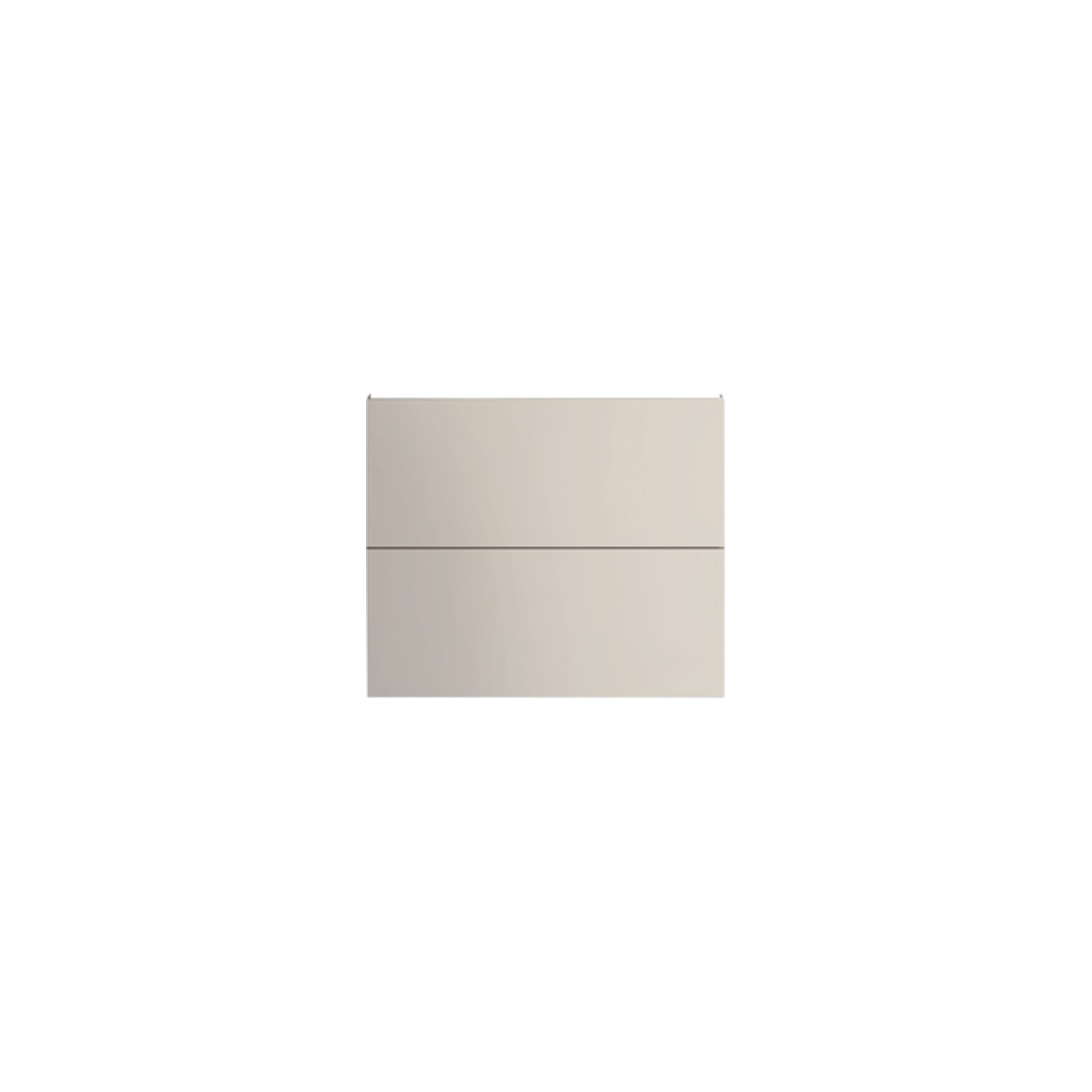 Duravit Meuble sous lavabo L-Cube 62x48,1 cm, taupe mat, 2 tiroirs, suspendu