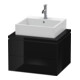 Duravit Meuble sous-lavabo L-Cube 62x54,7 cm, blanc brillant, avec 2 tiroirs-1
