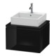 Duravit Meuble sous lavabo L-Cube 62x54,7 cm, blanc brillant, pour console, 1 tiroir-1