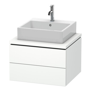 Duravit Meuble sous-lavabo L-Cube 62x54,7 cm, blanc mat, 2 tiroirs