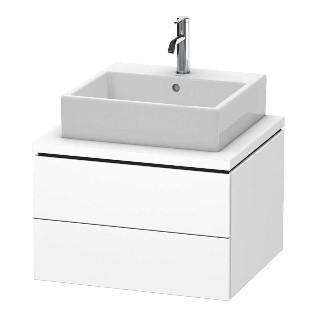 Duravit Meuble sous-lavabo L-Cube 62x54,7 cm, blanc mat, 2 tiroirs