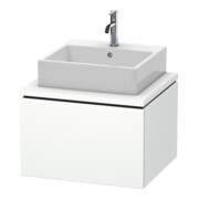 Duravit Meuble sous-lavabo L-Cube 62x54,7 cm, blanc mat, pour console, 1 tiroir