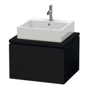 Duravit Meuble sous-lavabo L-Cube 62x54,7 cm, blanc œuf, pour console, 1 tiroir