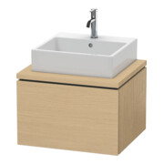 Duravit Meuble sous lavabo L-Cube 62x54,7 cm, chêne naturel, pour console, 1 tiroir